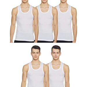 Rupa Frontline Men's Solid Vest (Pack of 5)