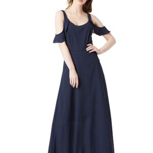 Miss Chase Women's Georgette Cut-Out Dress