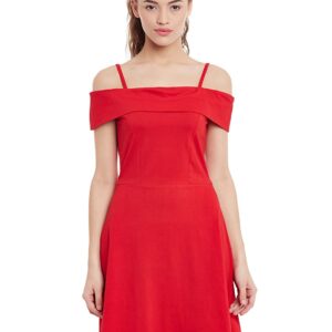 Miss Chase Women's Synthetic Skater Dress